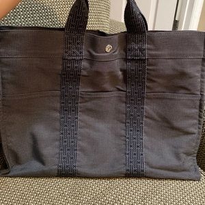 Hermes Her Line  Tote Mm Gray